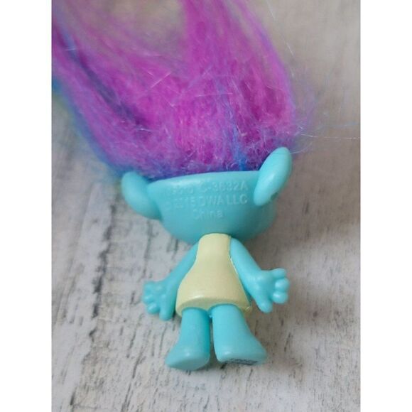 Dwa 2015 trolls mini girl purple blue doll toy figure - Picture 5 of 5